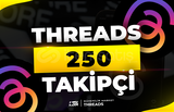 250 Threads Gerçek Takipçi - KEŞFET