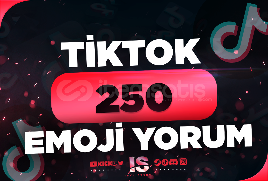 ⭐250 Tiktok Emoji Yorum - KEŞFET ETKİLİ⭐ ⭐250 Tiktok Emoji Yorum - KEŞFET ETKİLİ⭐