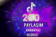 250 TİKTOK PAYLAŞIM ( GARANTİLİ )