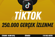 ⭐TİKTOK 250.000 İZLENME ⭐ GERÇEK İZLENME