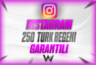 250 TÜRK GERÇEK BEĞENİ /