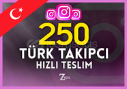 ⭐250 TÜRK GERÇEK TAKİPÇİ [HIZLI TESLİMAT]⭐