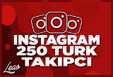 250 Türk Instagram Garantili Takipçi
