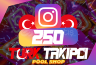 ⭐ 250 TÜRK Takipçi ⚡ Instagram