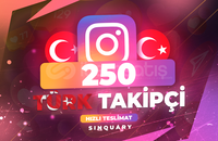⭐ 250 TÜRK Takipçi Instagram