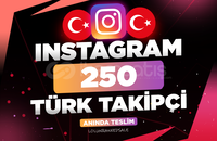 ⭐ 250 TÜRK Takipçi ⚡ Instagram / Garantili