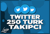 250 Türk Twitter Takipçi