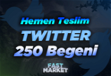 250 Twitter Beğeni | HEMEN TESLİM