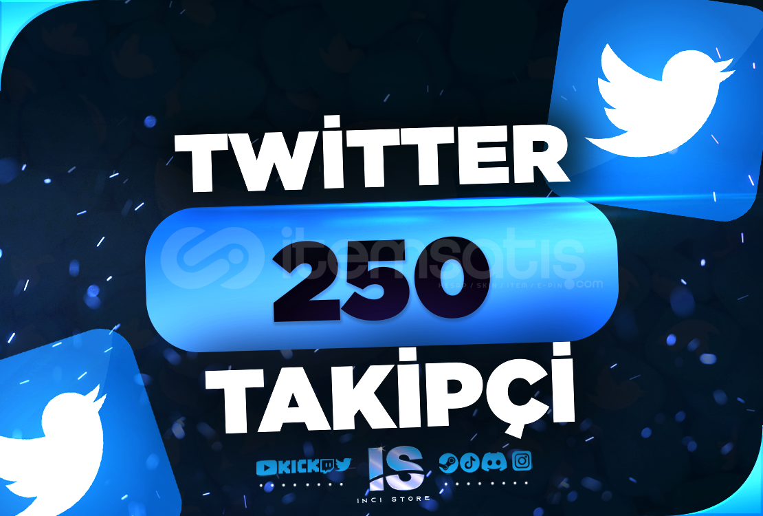⭐250 Twitter Gerçek Takipçi - KEŞFET ETKİLİ⭐ ⭐250 Twitter Gerçek Takipçi - KEŞFET ETKİLİ⭐