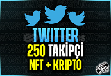 250 Twitter NFT Kripto-Takipçi | ANINDA TESLİM