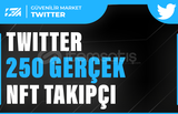 250 Twitter NFT-Kripto Takipçi - HIZLI BÜYÜME