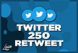 250 Twitter Retweet