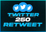 250 Twitter Retweet | ANLIK TESLİM