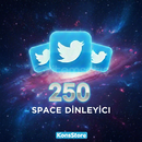 250 TWİTTER SPACE DİNLEYİCİ GARANTİLİ 