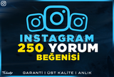 250 Yorum Beğenisi Instagram | Garanti | #1