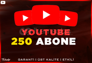 250 Youtube Abone | Garantili | #1