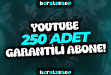 ⭐️250 YouTube abone (Kalici)