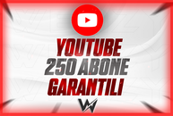 250 Youtube Abone (KALİTELİ/