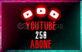 ⭐ 250 YOUTUBE ABONE ⭐ [PREMİUM KALİTE]