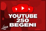 250 Youtube Beğeni