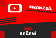 250 Youtube Beğeni | Anlık | Garantili !