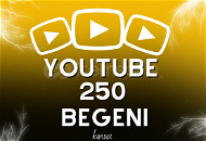 250 Youtube BEĞENİ - GARANTİLİ