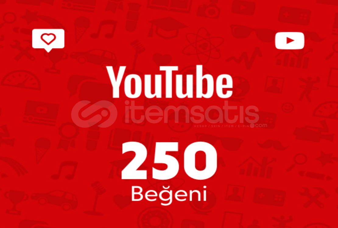 250 YOUTUBE BEĞENİ | HEMEN TESLİM 250 YOUTUBE BEĞENİ | HEMEN TESLİM
