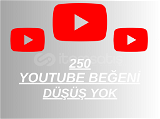 250 Youtube Beğeni l Garantili