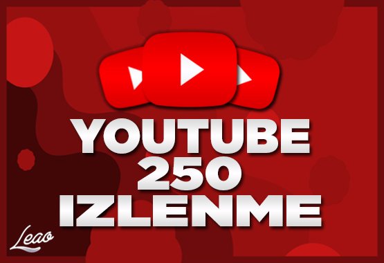 250 Youtube İzlenme