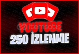 250 Youtube İzlenme | ANLIK | Garantili