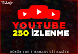 250 Youtube İzlenme| Kalite | Garantili