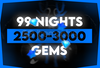 ✅2500–3000 GEMSLİ HESAP 99 NIGHT IN THE FOREST⭐