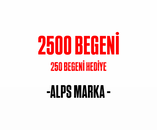 2500 BEGENİ 250 BEGENİ HEDİYE