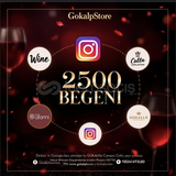 2500 BEĞENİ INSTAGRAM