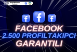 2.500 Facebook Takipçi |GARANTILI + HIZLI|