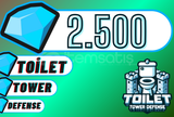 ⭐️ 2.500 Gem TTD - Toilet Tower Defense ⭐️