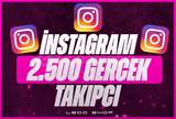 [GARANTİLİ] +2500 İNSTAGRAM GERÇEK TAKİPÇİ