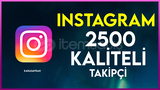 2500 İnstagram Kaliteli Takipçi | Garantili