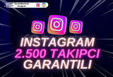 2.500 Instagram Takipçi |GARANTILI + HIZLI|