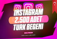 ⭐2.500 İnstagram Türk Beğeni - 1 Ay (GARANTİ)⭐