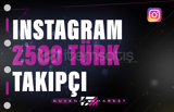 2500 İnstagram Türk Takipçi