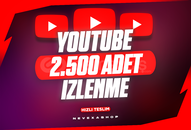 ⭐2.500 İzlenme Youtube – 30 Gün Garantili⭐