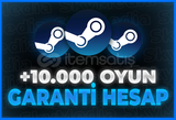 ⭐[+2500 Oyun Garantili] Steam Hesap⭐