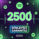 2500 SPOTİFY DİNLEYİCİ( GARANTİLİ )