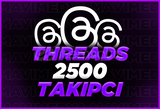 ⭐2500 Takipçi Threads Anlık⭐