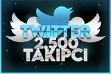 2500 TAKİPÇİ (TWİTTER)tercih edilen