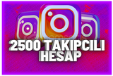  2500 TAKİPÇİLİ INSTAGRAM HESAP