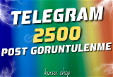 2500 TELEGRAM GÖRÜNTÜLENME GARANTİLİ