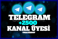 ⭐ 2500 Telegram Kanal Üyesi