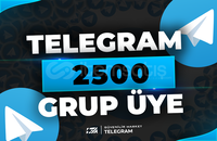 ⭐2500 Telegram Üye - HIZLI BÜYÜME⭐